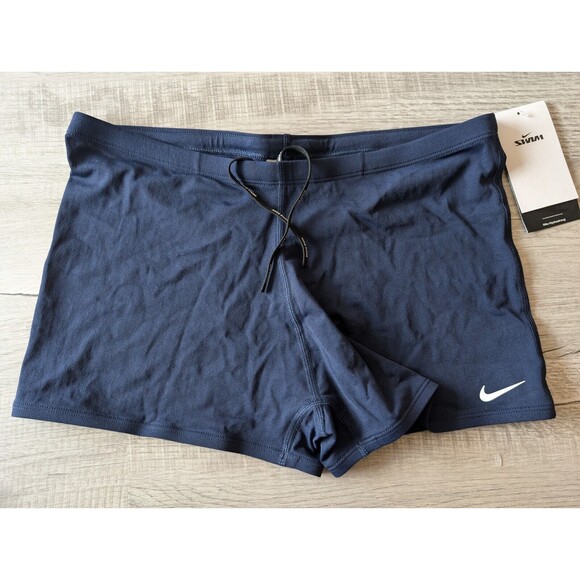 Nike HydraStrong Men's Square Leg Jammer Swimsuit - Durable Performance Swimwear - Picture 1 of 6